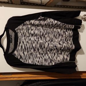 Susan Graver Weekend Plus Size Sweatshirt/Sweater with Zipper Detail